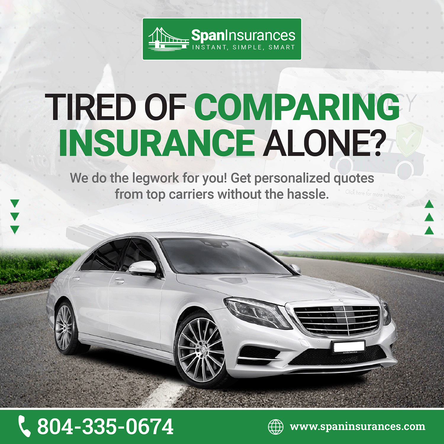 Spaninsurances Post 3 Tired of Comparing Insurance Alone